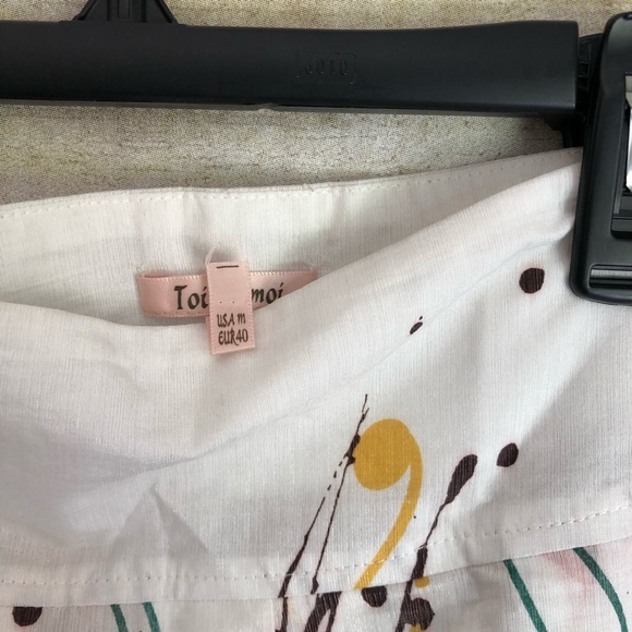 NWOT Toi et Moi Pleated Skirt - Picture 3 of 5